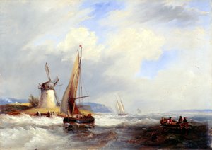 Scène côtière